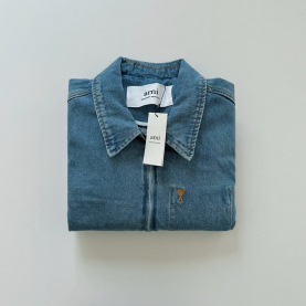 AMI 아미 데님 집업 자켓