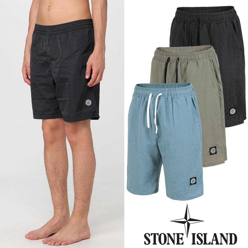 STONE ISLAND 스톤아일랜드 나일론메탈 보드숏 스윔팬츠