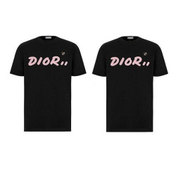 DIOR 디올 옴므 벌자수 커플 반팔티