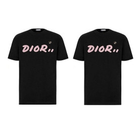 DIOR 디올 옴므 벌자수 커플 반팔티