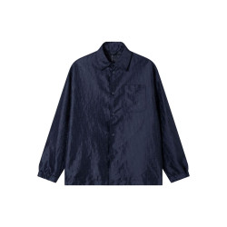 DIOR 디올 64264 오블리크 로고 레더 패치 나일론 셔츠 자켓