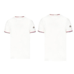 MONCLER 몽클레어 클래식 사이드 암밴딩 커플 반팔티