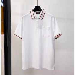 GUCCI 구찌 650837 인터로킹 G 자수 로고 배색 폴로 반팔 4COLOR