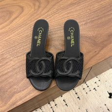 CHANEL 샤넬 여성용 슬리퍼 (굽높이5CM) C99477 2COLOR