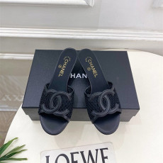 CHANEL 샤넬 여성용 슬리퍼 (굽높이4.5CM) C90378 2COLOR
