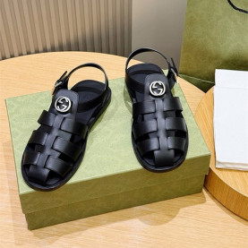 GUCCI 구찌 남성용 샌들 G88235 (가죽/스웨이드)