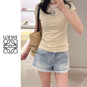 LOEWE 로에베 스몰 핏 코튼 티셔츠
