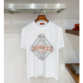 HERMES 에르메스 607050 로브 레제르 마구 로고 반팔 2COLOR
