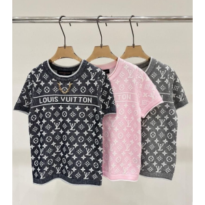 LOUIS VUITTON 루이비통 1073 모노그램 체인 니트 반팔 3COLOR