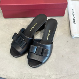 FERRAGAMO 페레가모 여성용 슬리퍼 (굽높이5CM) F45726 2COLOR