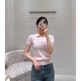 DIOR 디올 꽈베기 카라니트