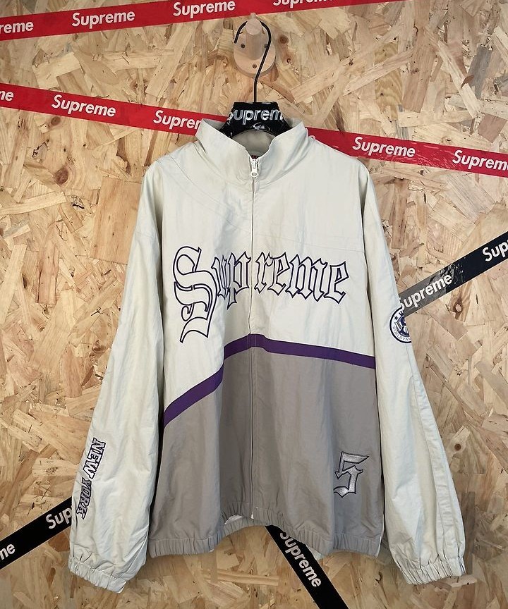 SUPREME 슈프림 607162 올드 잉글리쉬 트랙 자켓+팬츠 세트