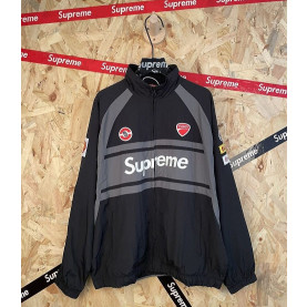 SUPREME 슈프림 X DUCATI M 607163 트랙 자켓+팬츠 세트