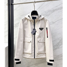 PRADA 프라다 607148 리나일론 가바딘 후드 자켓 2COLOR