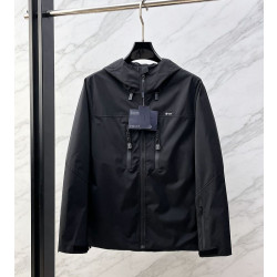 PRADA 프라다 607150 리네아 로사 테크 후드 자켓