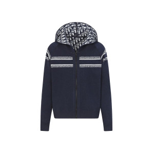 DIOR 디올 60048 오블리크 리버시블 니트 후드 집업 4COLOR