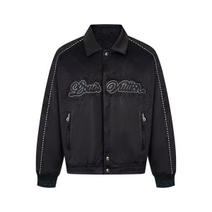LOUIS VUITTON 루이비통 60183 엠브로이더드 베이스볼 블루종 자켓