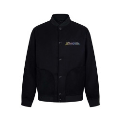 LOUIS VUITTON 루이비통 60193 크리스탈 자수 바시티 블루종 자켓