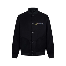 LOUIS VUITTON 루이비통 60193 크리스탈 자수 바시티 블루종 자켓