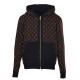 LOUIS VUITTON 루이비통 60230 모노그램 자카드 리버시블 니트 후드 집업