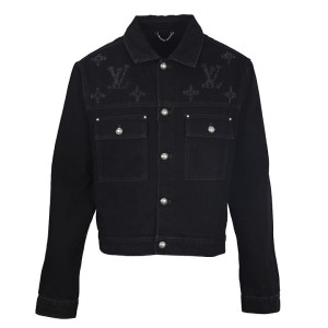 LOUIS VUITTON 루이비통 60231 디스트로이드 모노그램 데님 트러커 자켓