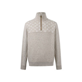 LOUIS VUITTON 루이비통 60261 리브드 울 하프 집업 니트