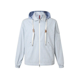 MONCLER 몽클레어 60232 스트라이프 후드 자켓