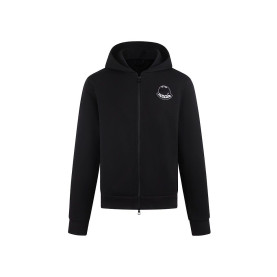 MONCLER 몽클레어 60263 로고 패치 코튼 후드 집업
