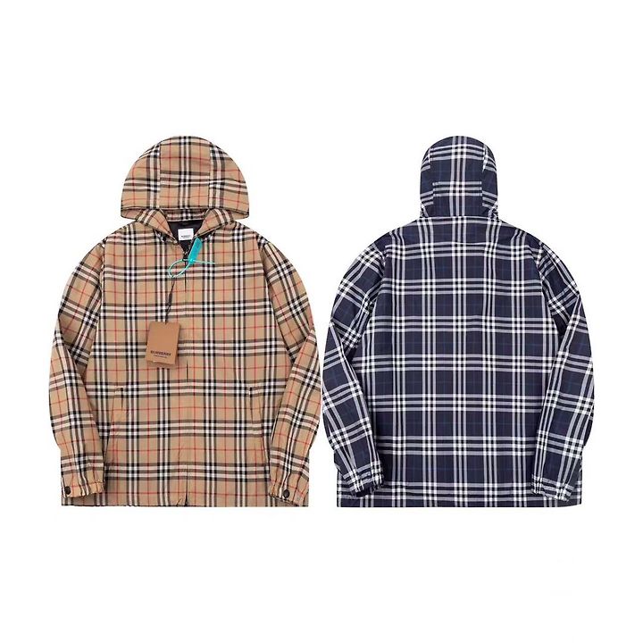 BURBERRY 버버리 60164 익스클루시브 체크 후드 자켓