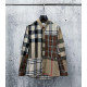 BURBERRY 버버리 60247 패치워크 체크 코튼 셔츠