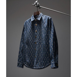 LOUIS VUITTON 루이비통 모노그램 데님 셔츠