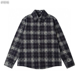 CHROME HEARTS 크롬하츠 크로스 포인트 플란넬 체크 셔츠