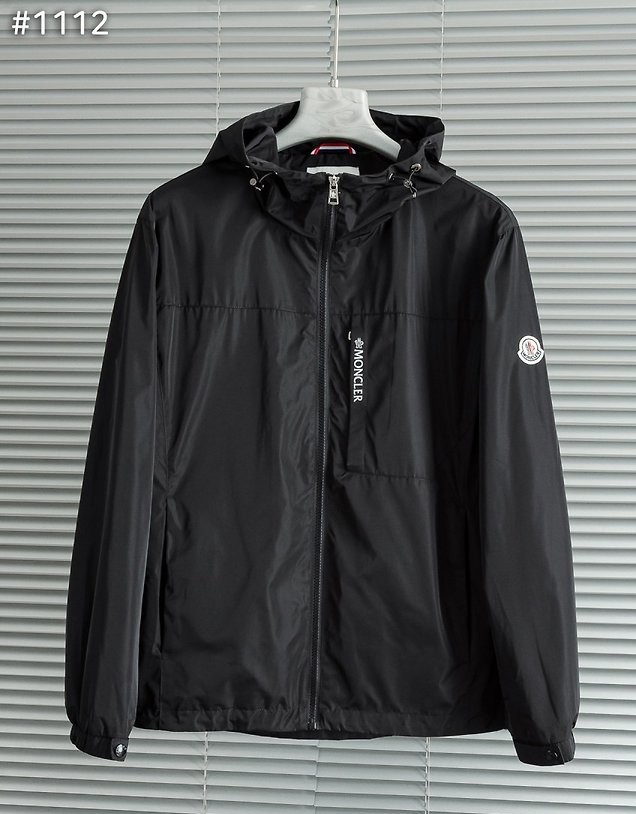 MONCLER 몽클레어 포켓 레터링 후드 바람막이 자켓