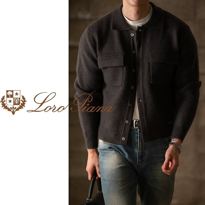 LOROPIANA 로로피아나 볼륨 포켓 가디건 3COLOR