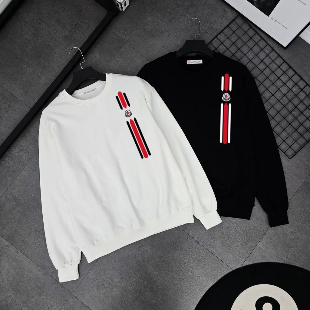 MONCLER 몽클레어 삼선라인 스몰와펜 맨투맨