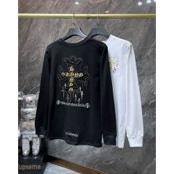 CHROME HEARTS 크롬하츠 7012 가디언 크로스 레이스업 롱 슬리브
