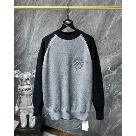 CHROME HEARTS 크롬하츠 7017 홀스슈 핸드 스티치 래글런 니트