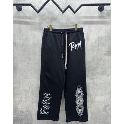 CHROME HEARTS 크롬하츠 7075 매티 보이 팀 폴 플로랄 크로스 스웨트 팬츠