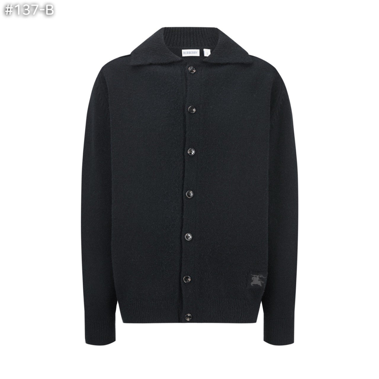 BURBERRY 버버리 캐시미어 카라 니트 가디건