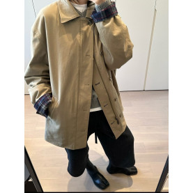 MAISON MARGIELA 메종마르지엘라 MM6 리버시블 체크 자켓
