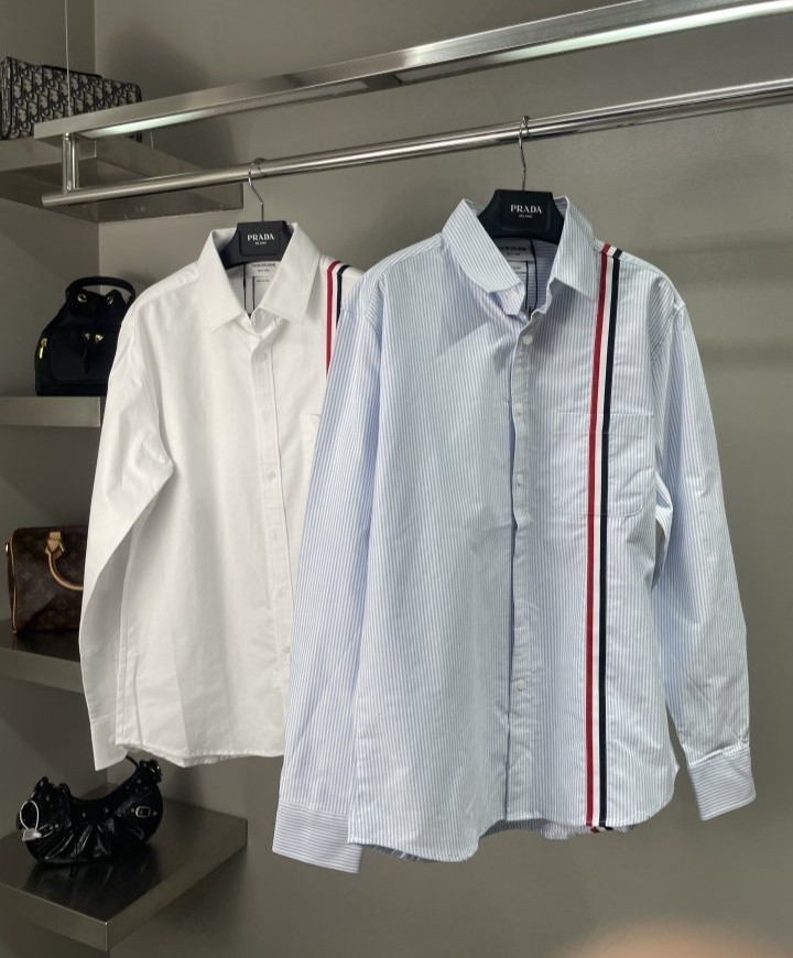 THOM BROWNE 톰브라운 스트라이프 사선 셔츠 2COLOR