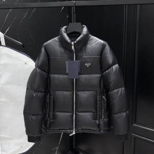 PRADA 프라다 25110 파이핑 다운 패딩