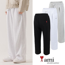 AMI 아미 드 꾀흐 와이드 트레이닝팬츠